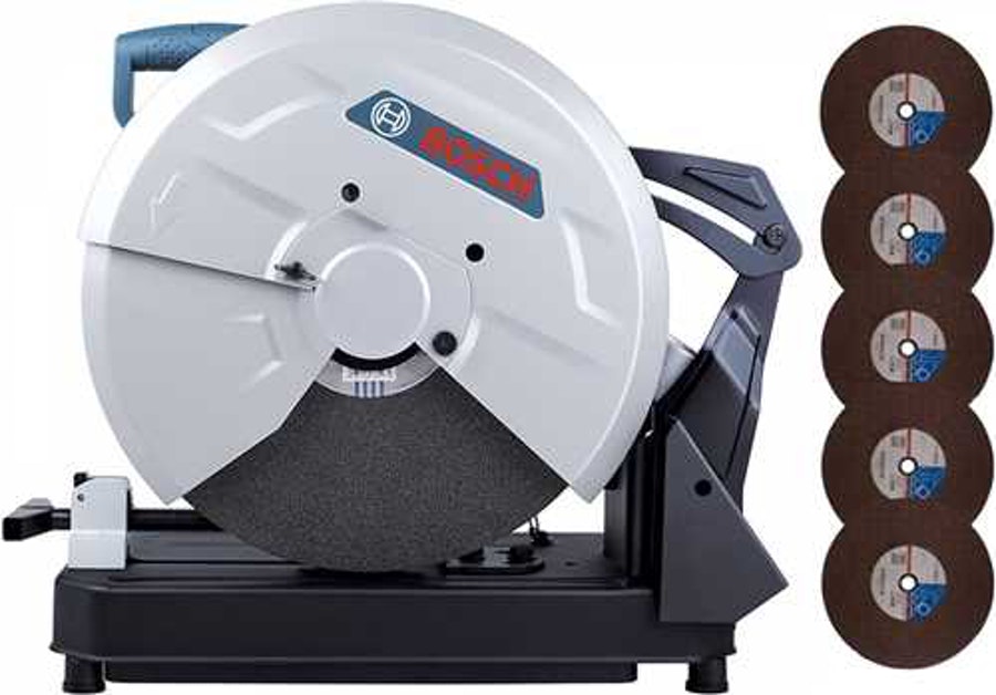 Serra Policorte 14" GCO 2000 com 5 Discos - Bosch Equipamentos - 0601B175D1 - Unitário