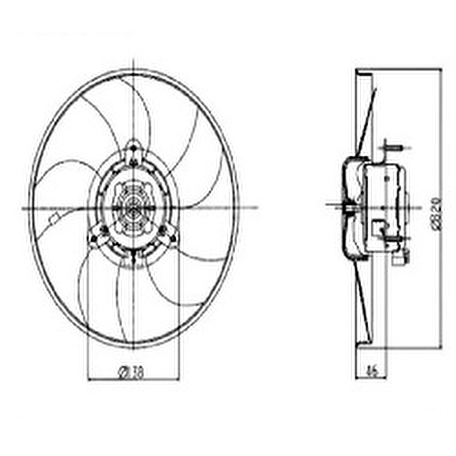 Eletroventilador - Valeo - 698845R - Unitário