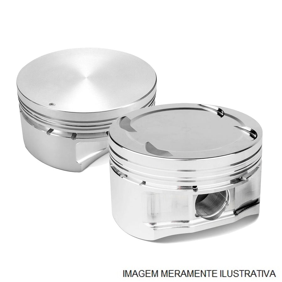 Pistão com Anéis 0,50 - Metal Leve - P&A1291 0,50 - Unitário