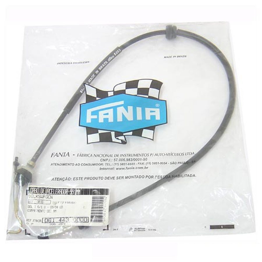 Cabo do Acelerador - Fania - 61-443 - Unitário