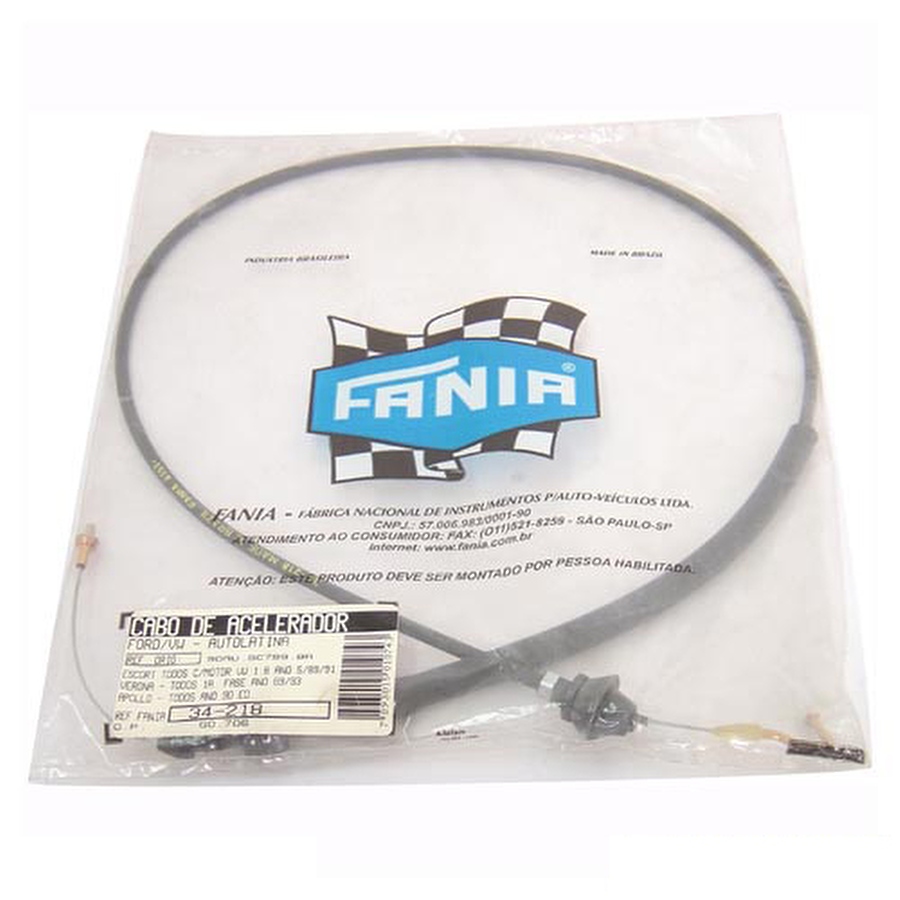 Cabo do Acelerador - Fania - 34-218 - Unitário