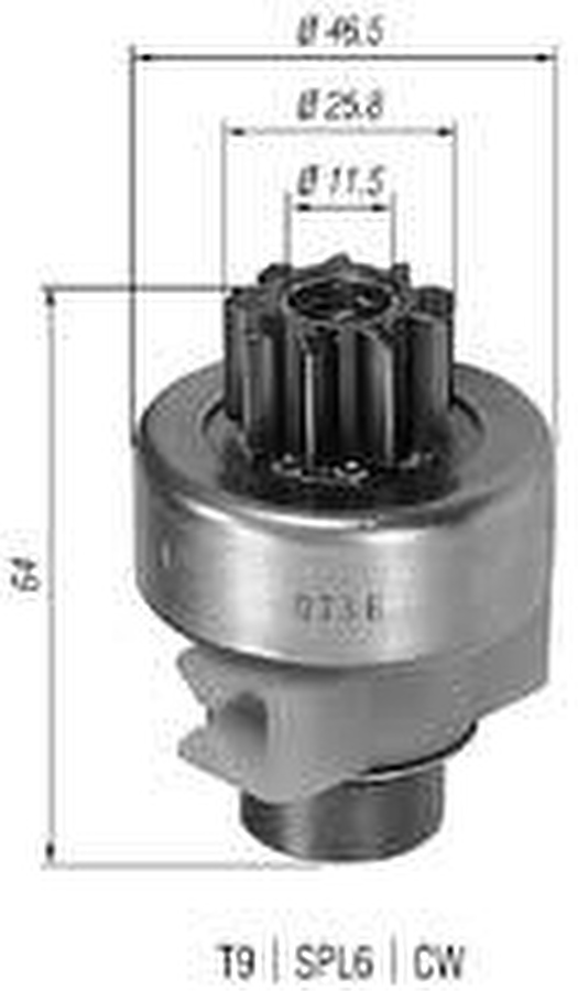 Impulsor de Partida do Motor de Arranque - Zen - 0786 - Unitário