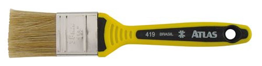 Pincel para Verniz com Cerdas Brancas 1.1/2" - Atlas - 419/4 - Unitário