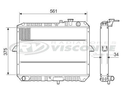 Radiador de Água - Visconde - 19664 - Unitário
