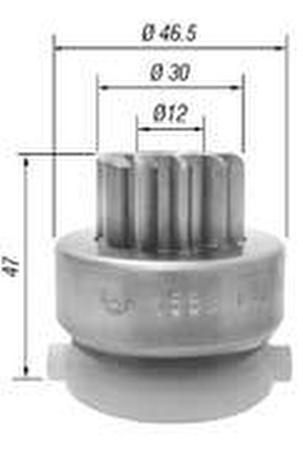 Impulsor de Partida do Motor de Arranque - Zen - 1553 - Unitário
