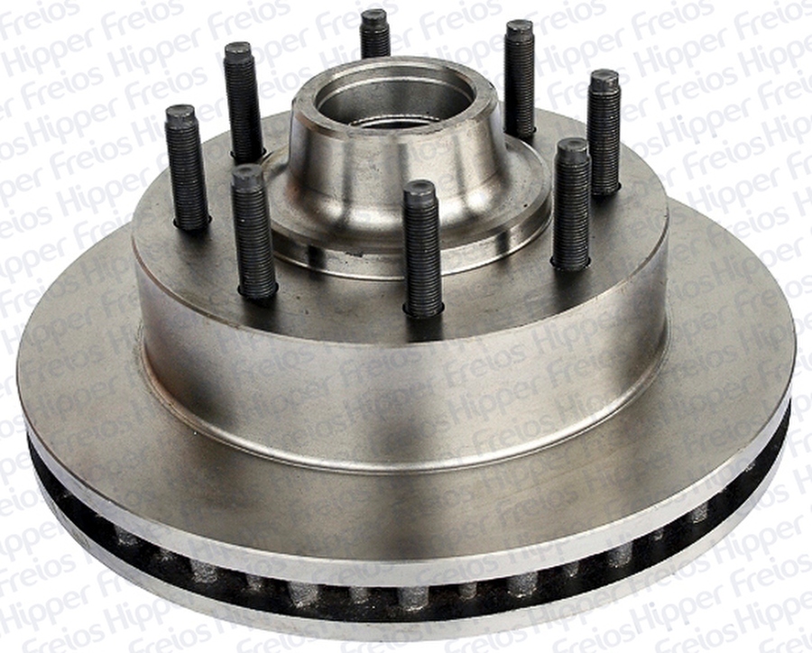 Disco de Freio Ventilado com Cubo - Hipper Freios - HF 251C - Par