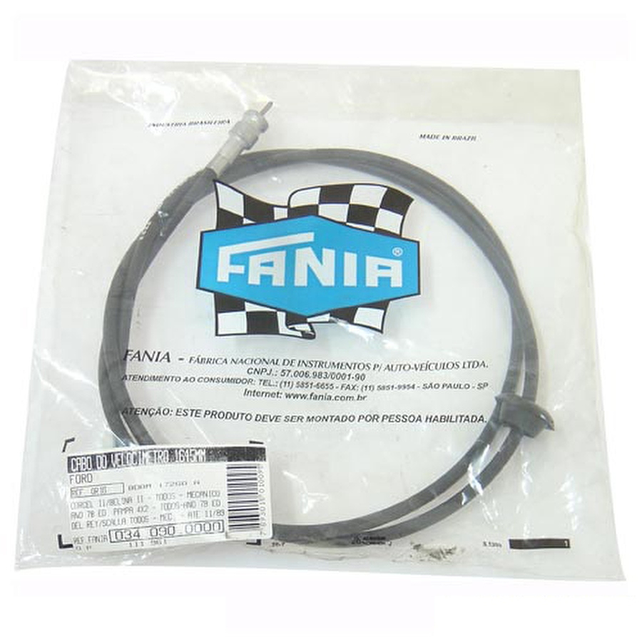 Cabo do Velocímetro - Fania - 34-090 - Unitário