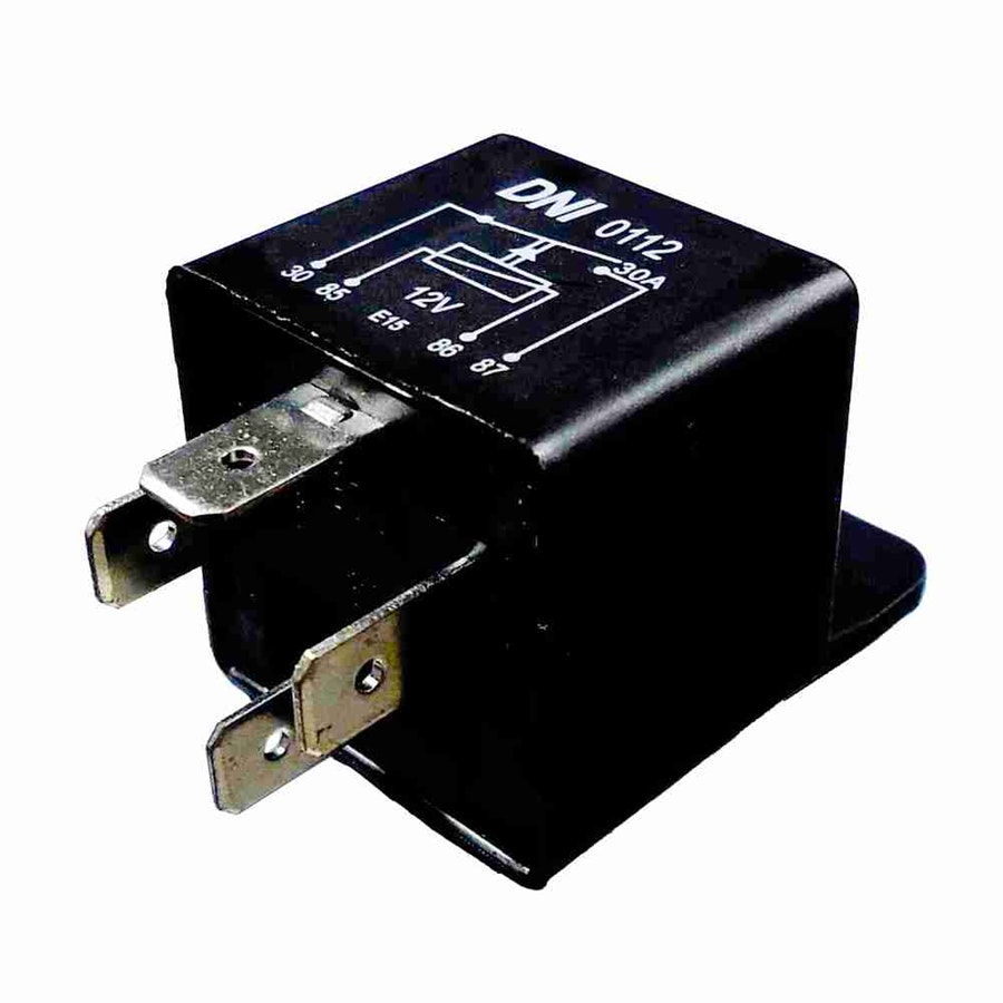 Relé Auxiliar Uso Geral Vw / Audi / Ford / Gm / Mercedes-Benz - 12V e 4 Terminais - DNI - DNI 0112 - Unitário