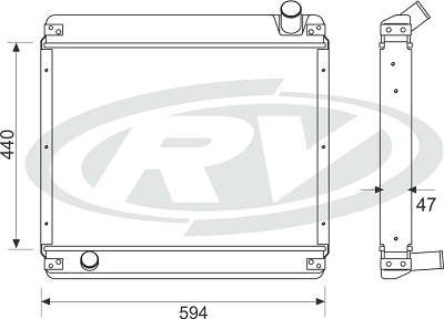Radiador de Água - Visconde - 19197 - Unitário
