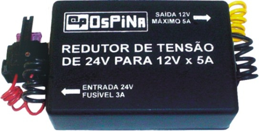Redutor de Tensão de 24V>12Vx5A - Ospina - 083014 - Unitário