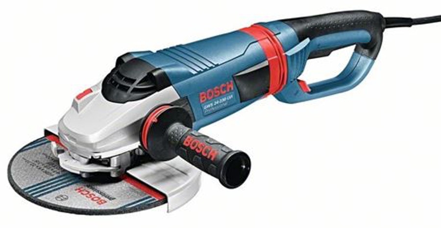 Esmerilhadeira Angular 9" 2400W GWS24-230 LVI Profissional 220V - Bosch Equipamentos - 0601893HE0 - Unitário