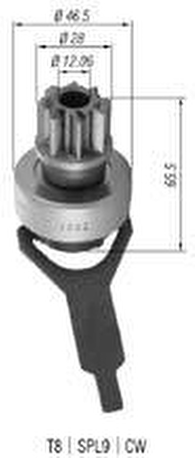 Impulsor de Partida do Motor de Arranque - Zen - 1062 - Unitário