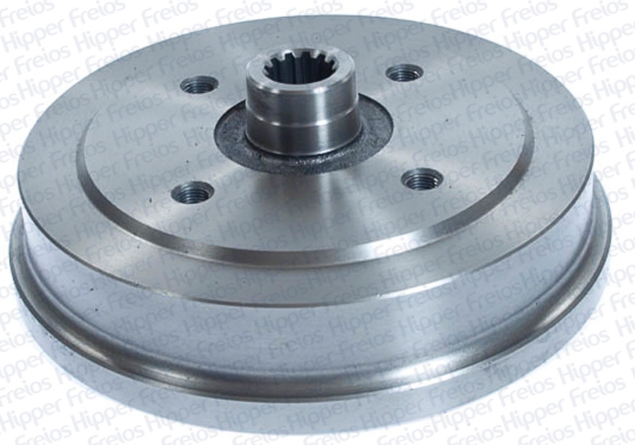 Tambor Freio Traseiro Fusca 74> Com Cubo 261mm Diâmetro 94mm Altura - Hipper Freios - HF 04 - Par