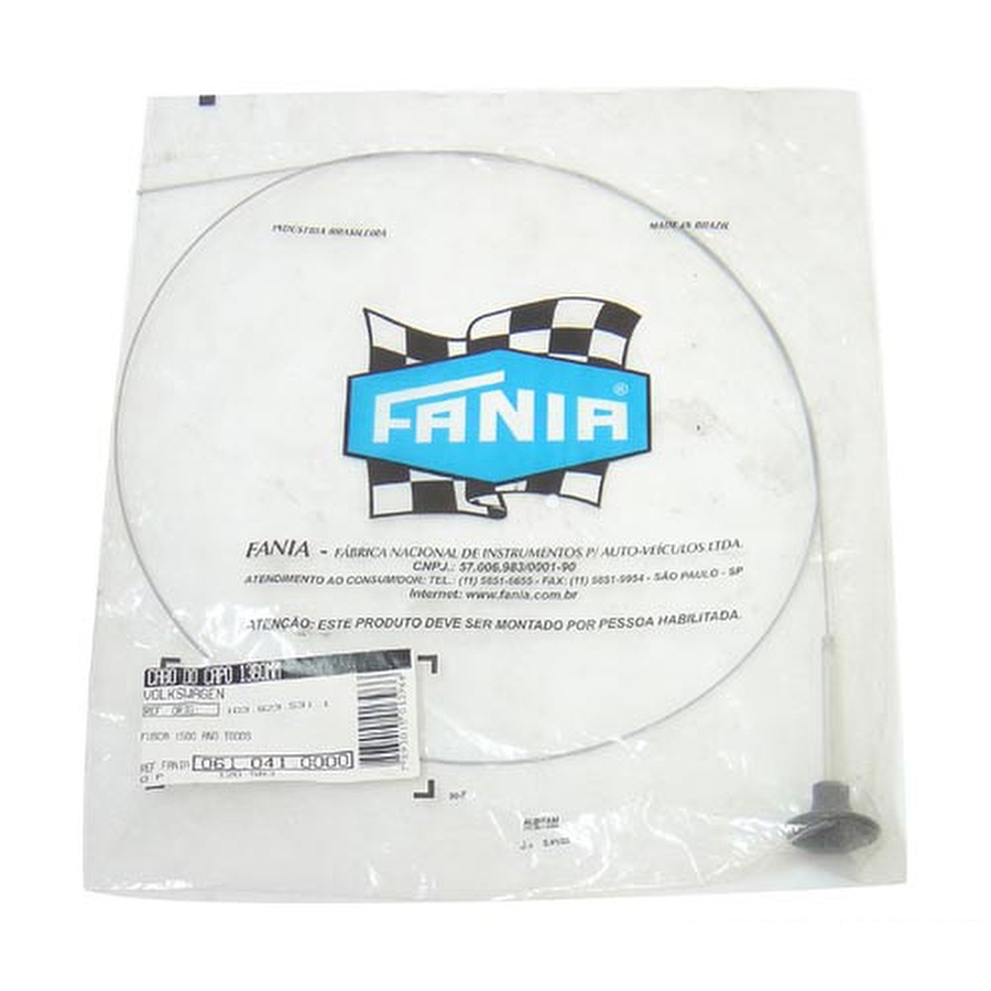 Cabo de Abertura do Capô - Fania - 61-041 - Unitário