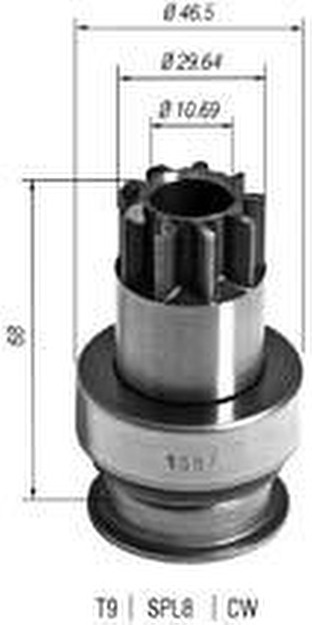 Impulsor de Partida do Motor de Arranque - Zen - 1592 - Unitário