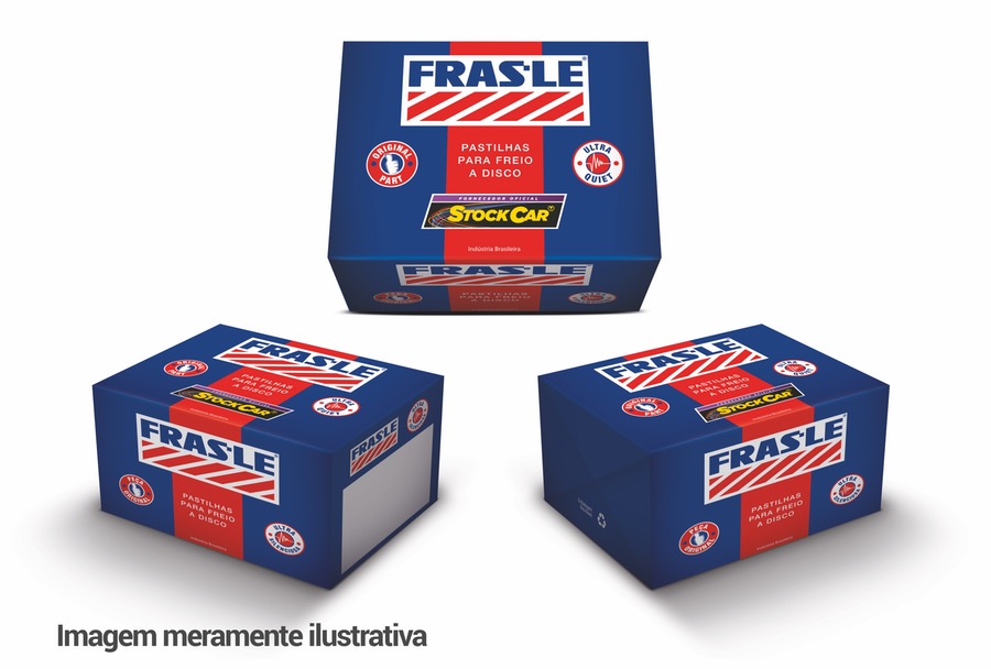 Pastilha de Freio Dianteira Leve Jogo Automotiva - Fras-le - PD/528 - Jogo