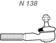 Terminal de Direção - Nakata - N 138 - Unitário