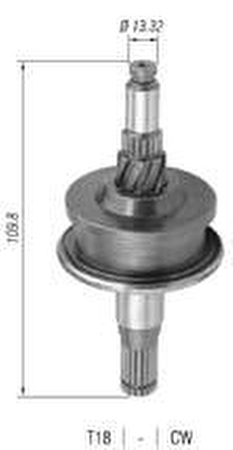 Impulsor de Partida do Motor de Arranque - Zen - 1043 - Unitário