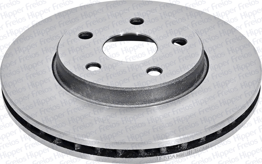 Disco de Freio Ventilado sem Cubo - Hipper Freios - HF 515A - Par