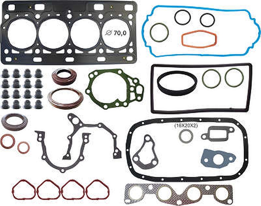 Junta do Motor Com Retentor - Bastos Juntas - 151087MPR - Unitário