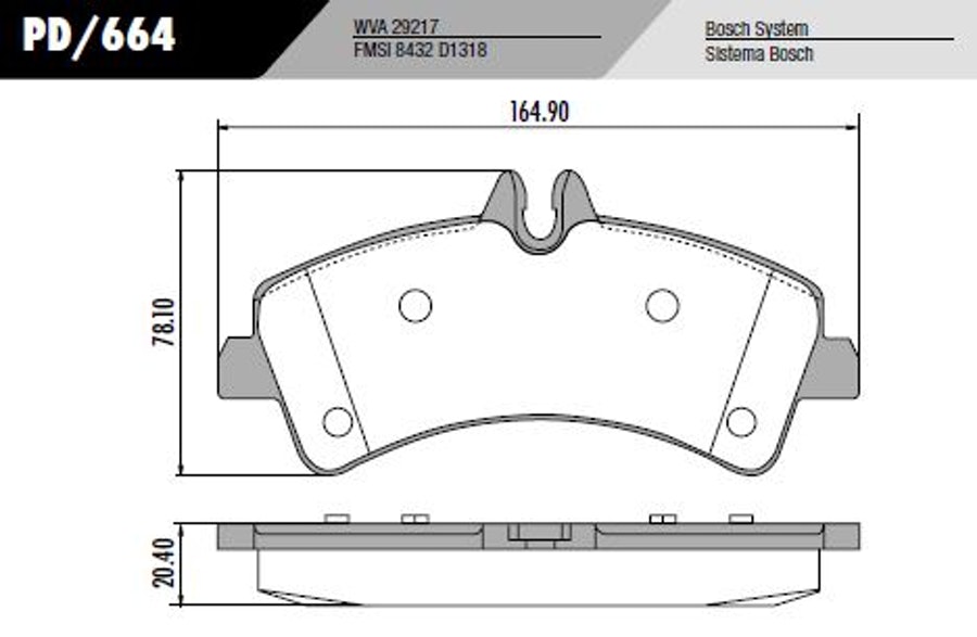 Pastilha de Freio - Fras-le - PD/664 - Jogo