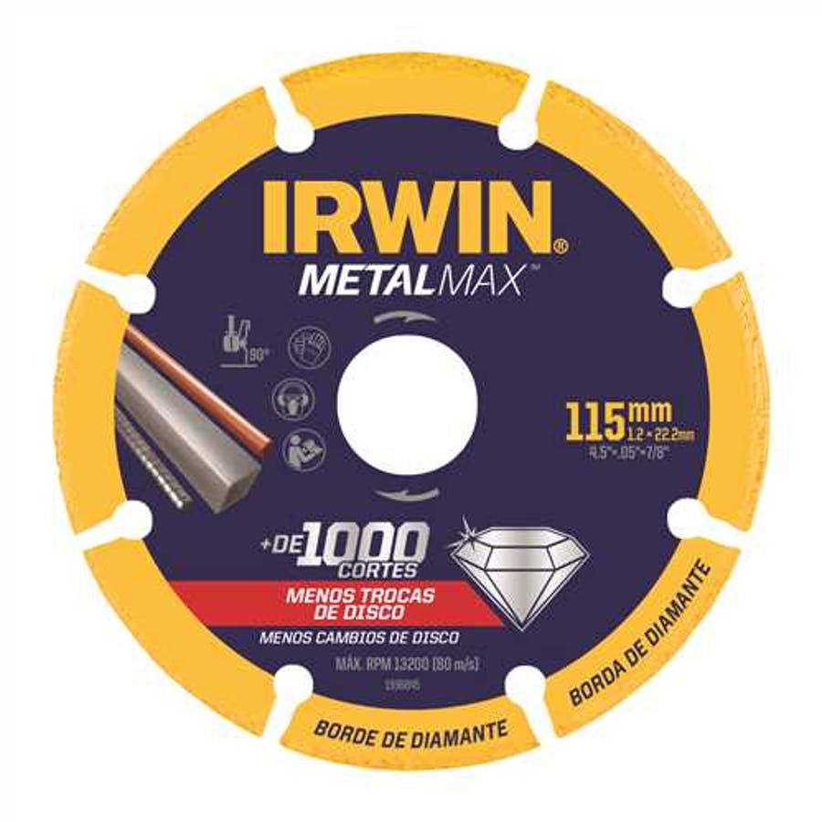 Disco de Corte Diamantado para Metais 115 x 1,3 x 22 mm