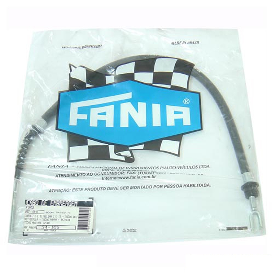 Cabo da Embreagem - Fania - 34-105 - Unitário