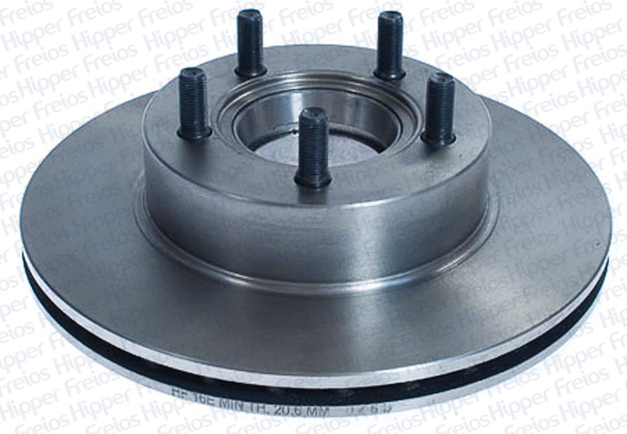 Disco de Freio Ventilado com Cubo - Hipper Freios - HF 16E - Par
