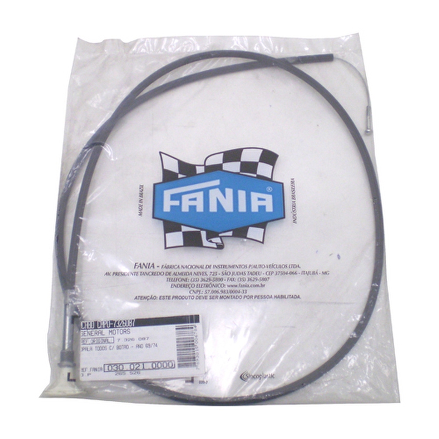 Cabo de Abertura do Capô - Fania - 30-021 - Unitário