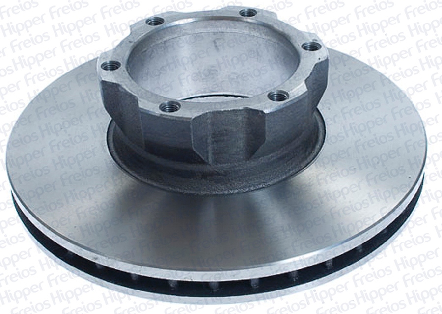 Disco de Freio Ventilado sem Cubo - Hipper Freios - HF 472A - Par
