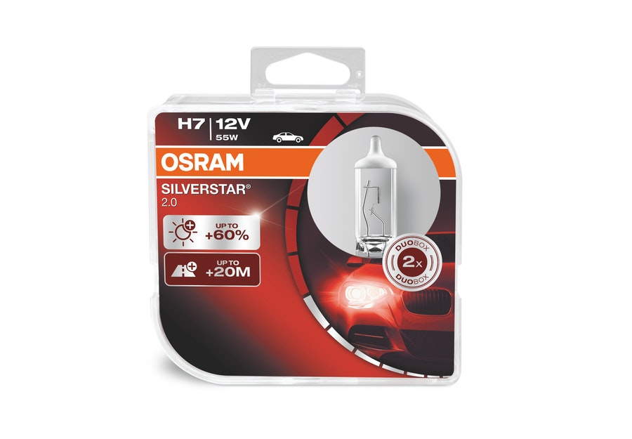 Lâmpada Silver Star 2.0 H7 - Osram - 64210SV2 - Par