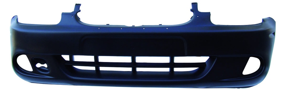 Para-Choque Preto Liso sem Farol Dianteiro - DTS - 1734 - Unitário