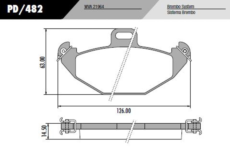 Pastilha de Freio - Fras-le - PD/482 - Jogo