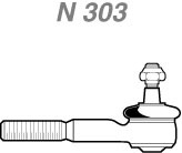 Terminal de Direção - Nakata - N 303 - Unitário