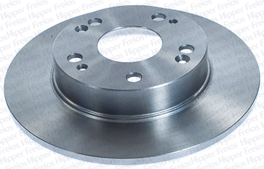 Disco de Freio Sólido Sem Cubo Traseiro 260mm 42,5mm 5 Furos - Hipper Freios - HF 700B - Par