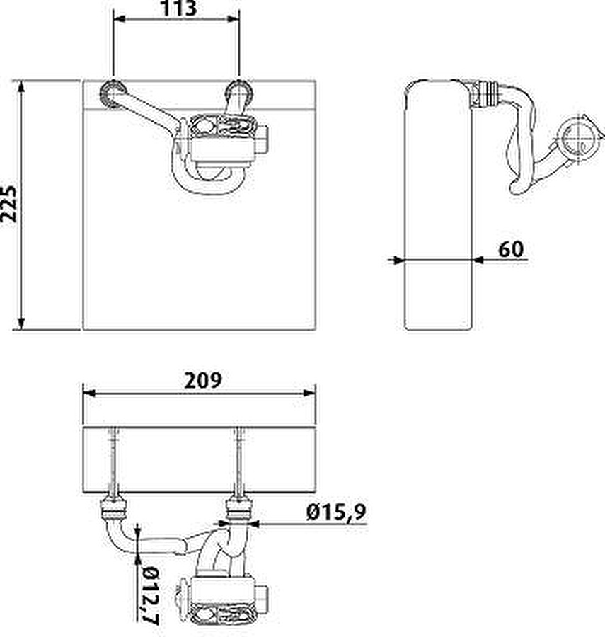Evaporador - Valeo - 817733C - Unitário