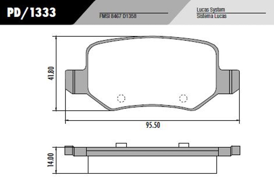 Pastilha de Freio - Fras-le - PD/1333 - Jogo