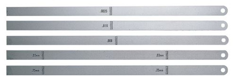 Calibre Folga em Lâmina 0,15mm 12,7x300mm - Starrett - 667M-15 - Unitário