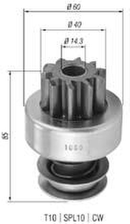 Impulsor de Partida do Motor de Arranque - Zen - 1060 - Unitário