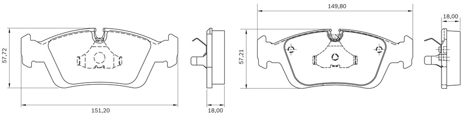 Pastilha de Freio - BB 385 - Bosch - 0986BB0148 - Jogo