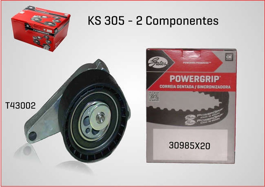 Kit de Correia Dentada - Gates - KS305 - Unitário