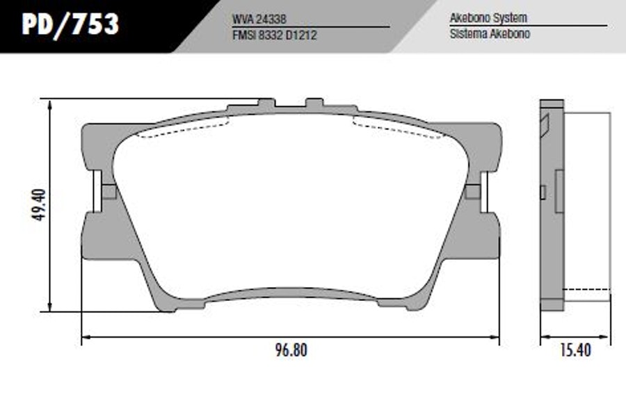 Pastilha de Freio - Fras-le - PD/753 - Jogo