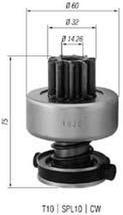 Impulsor de Partida do Motor de Arranque - Zen - 1026 - Unitário