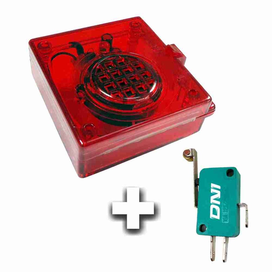 Módulo Sinalizador Áudio Visual com Chave Fim de Curso para Caminhões Basculantes - DNI - DNI 0526 - Unitário