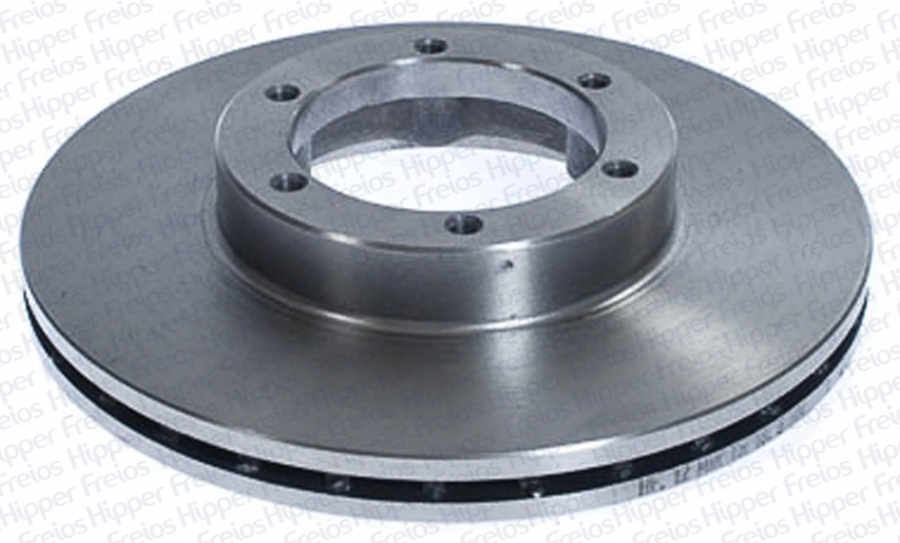 Disco de Freio Ventilado Sem Cubo Dianteiro 230mm 6 Furos 44mm Altura - Hipper Freios - HF 12 - Unitário