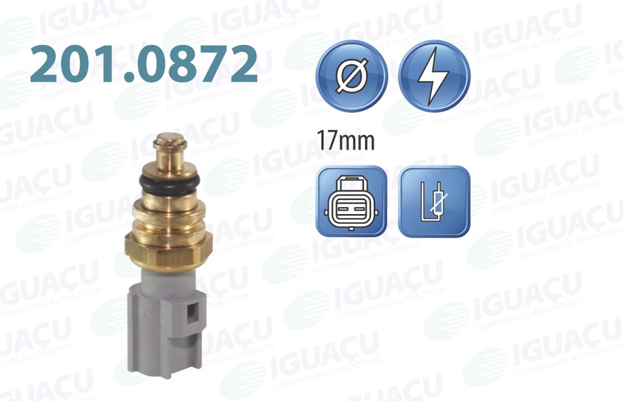 Sensor de Temperatura de Água - Iguaçu - 201.0872 - Unitário