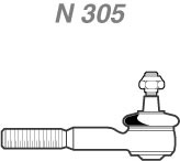 Terminal de Direção - Nakata - N 305 - Unitário