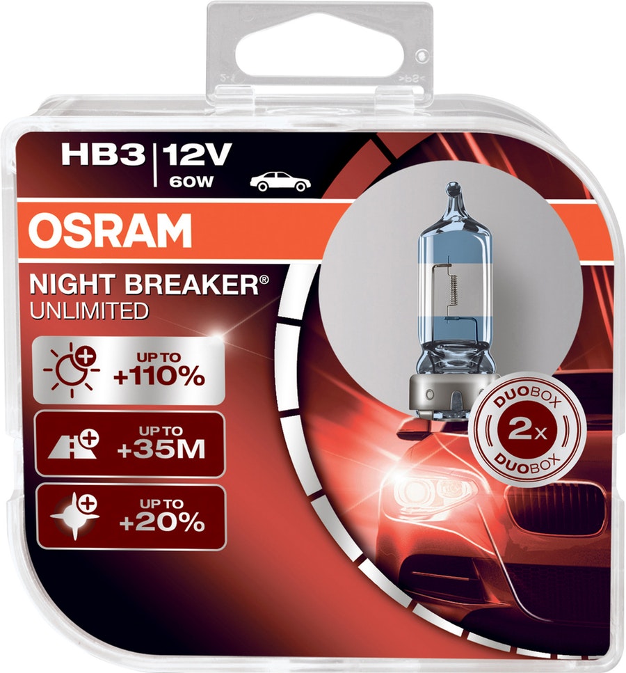 Lâmpada Night Breaker Unlimited HB3 - Osram - 9005NBU - Par