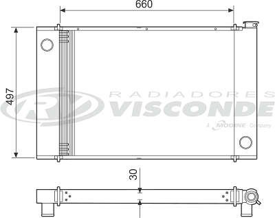 Radiador de Água - Visconde - 12238 - Unitário