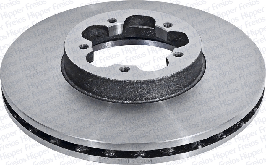 Disco de Freio Ventilado sem Cubo - Hipper Freios - HF 265 - Par
